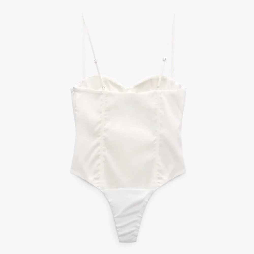 Zara Linen Corset Bodysuit - Picture 9 of 10
